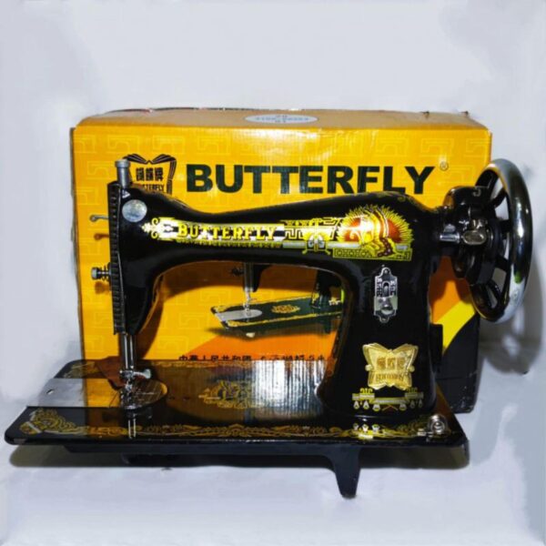 Kepala Mesin Jahit Butterfly JA1-1 Hitam Klasik (Kondisi BARU - Kemasan Lama / NOS)